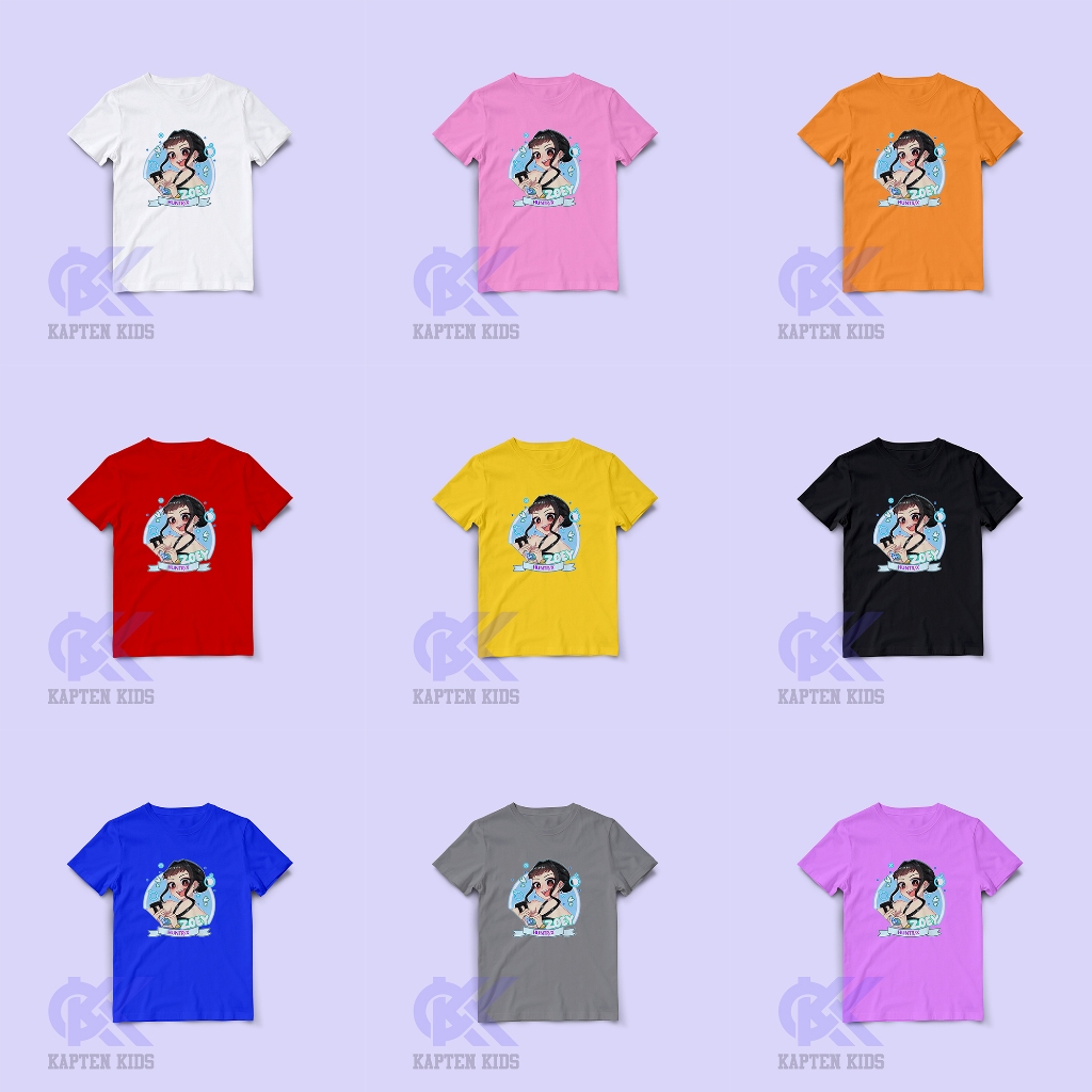 KPOP DEMON HUNTER ZOEY CHARACTER KIDS เสื้อยืด / KPOP HUNTER ZOEY KIDS เสื้อยืด