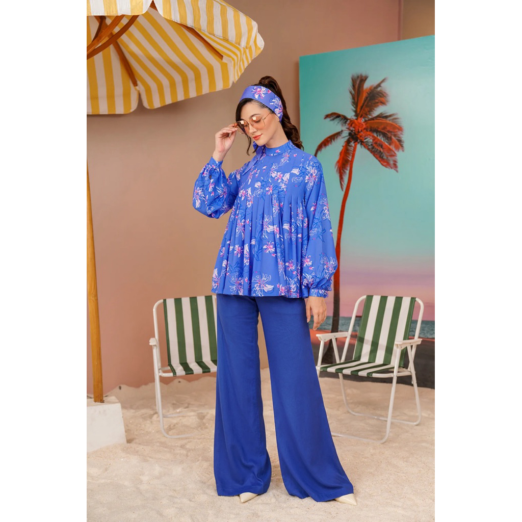 เสื้อเบลาส์จับจีบ Buttonscarves x jovian paradiso paula