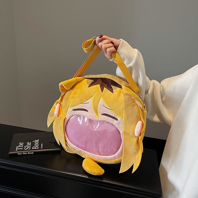 กระเป๋า Ita Haikyuu อะนิเมะญี่ปุ่นกระเป๋าเป้สะพายหลังสําหรับสาวกระเป๋าเป้สะพายหลังขนาดเล็ก Shoyo Hin