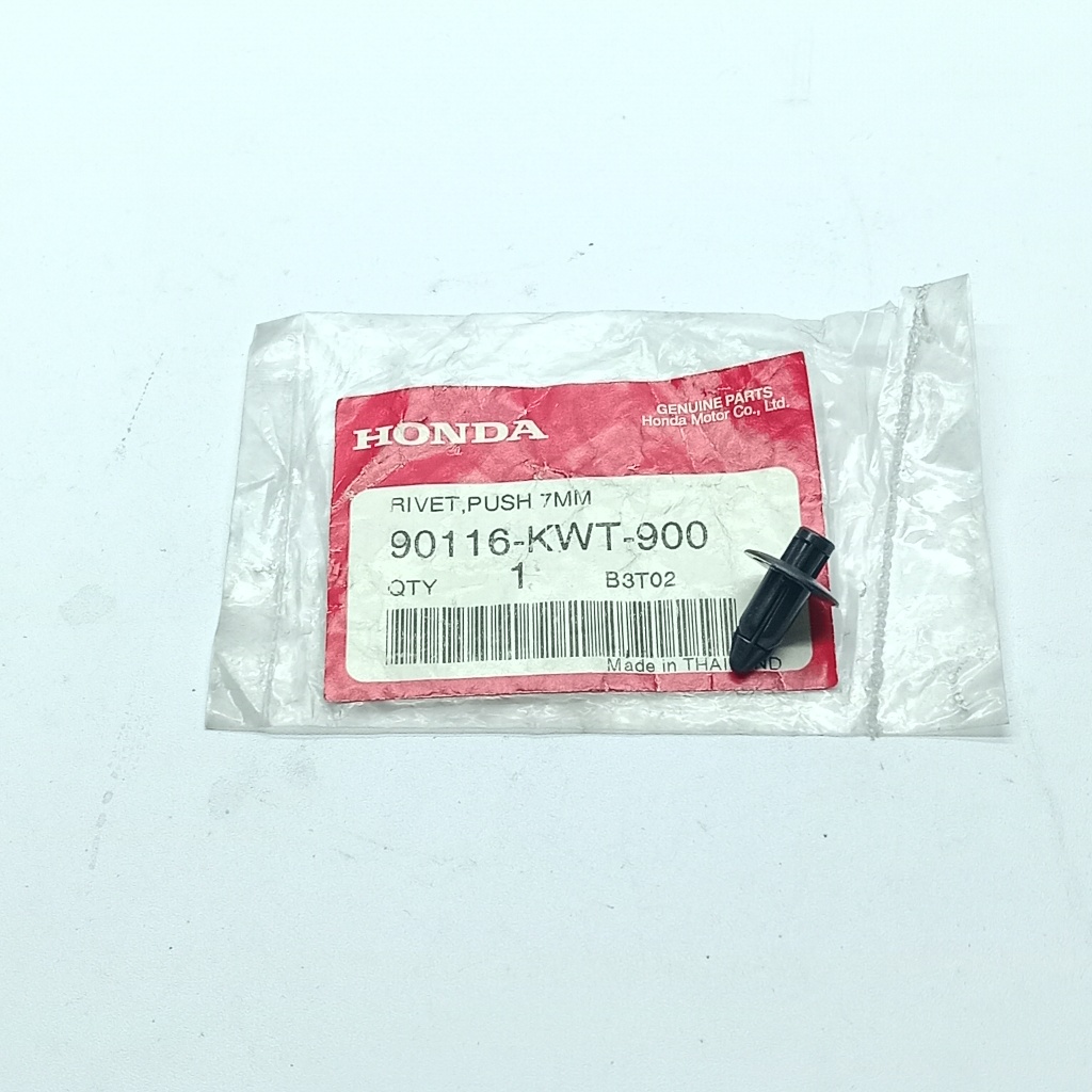 90116-KWT-900 Rivet Push 7 MM Bolt เปลี่ยนปุ่ม Beat Eco Street CBR 150 R CBR 250 R ประเทศไทยเดิมแท้ 