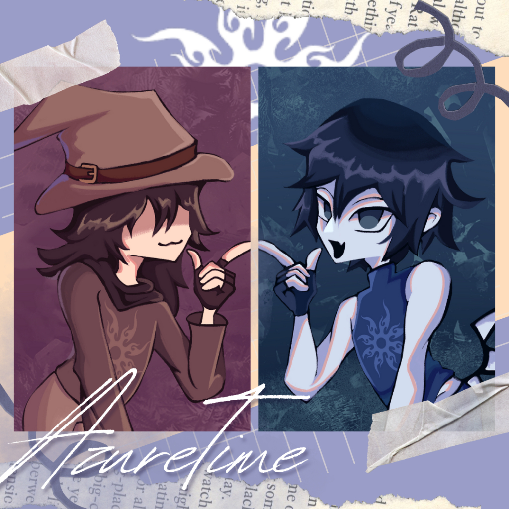 โฟโต้การ์ด Fanmerch roblox forsaken azuretime (สองเวลา, azure)