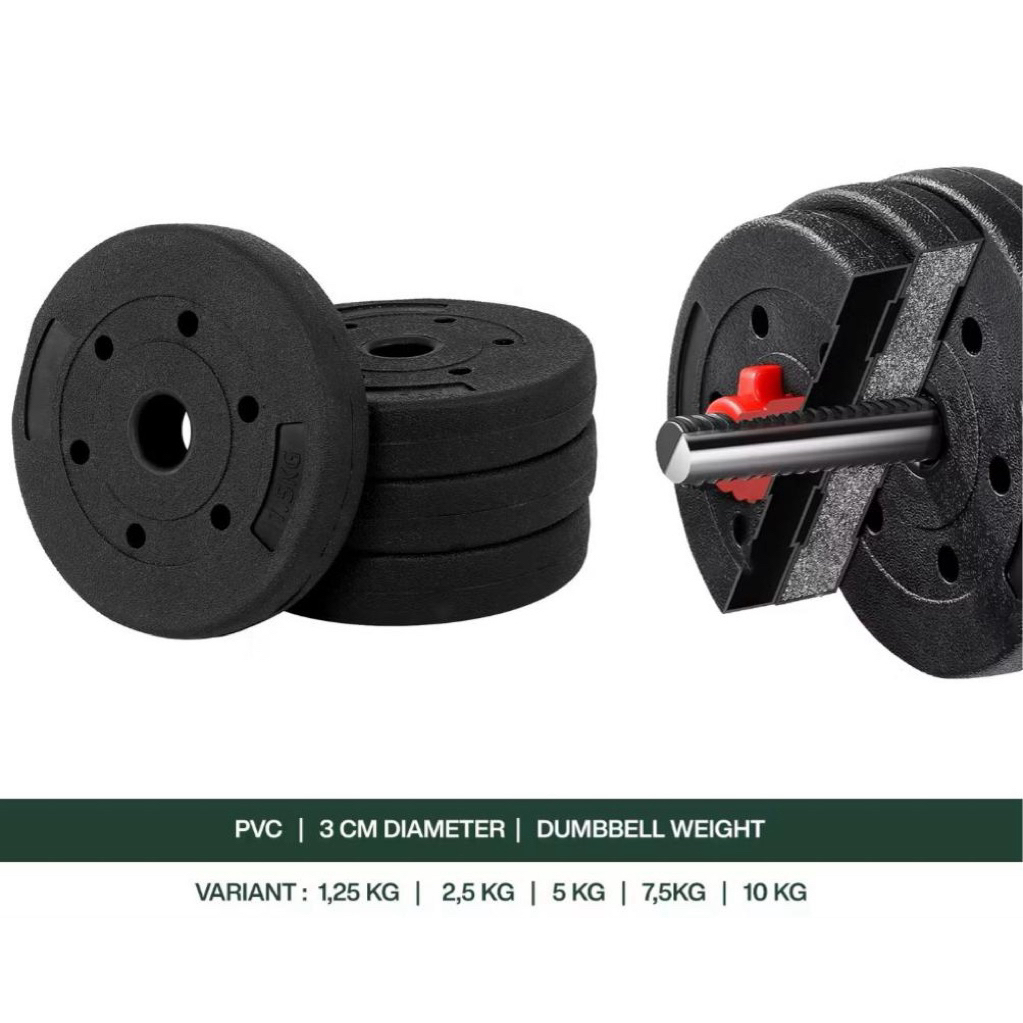 Barbell Dumble Plate Weight Training Gym Fitness Weight 3.5 Kg