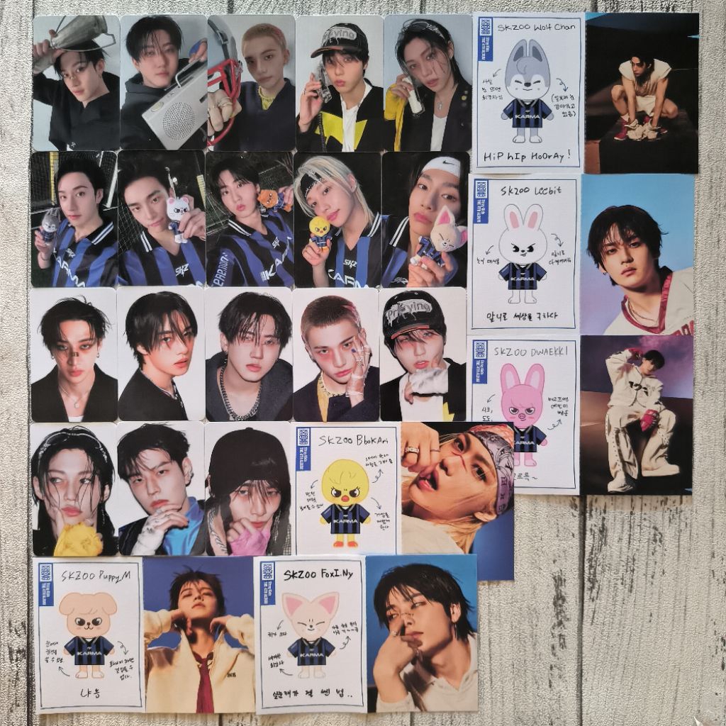 STRAY KIDS - KARMA (SKZOO VER.) การ์ดรูปถ่าย