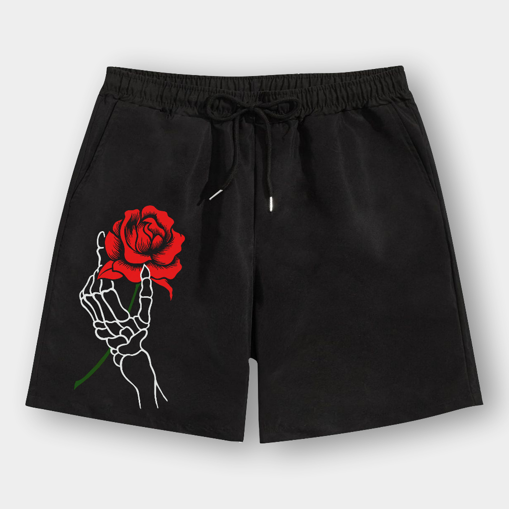MAWAR สีบลอนด์-Rose Flower Shorts Boxer Shorts Rose Men Women Unisex Kids Boxer Shorts