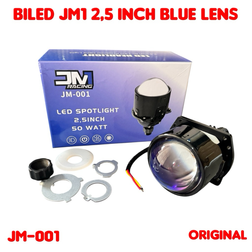 BILED JM1 JM-001 โคมไฟ BILED สีฟ้า 2.5 นิ้วต้นฉบับ