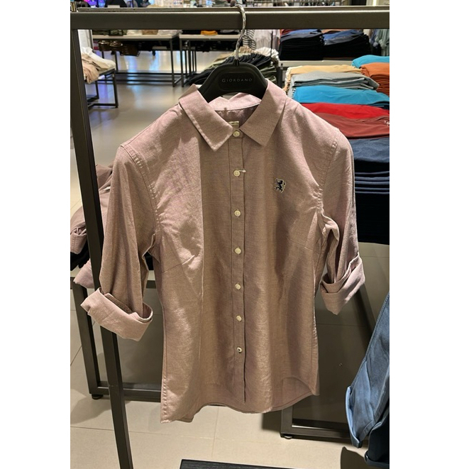 KEMEJA GIORDANO OXFORD SHIRT FOR WOMEN & MEN ORIGINAL STORE