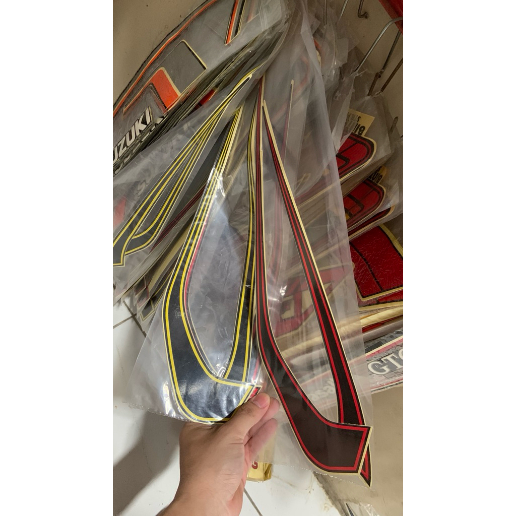 สติ๊กเกอร์ Yamaha Rx100 Rx cepek Striping