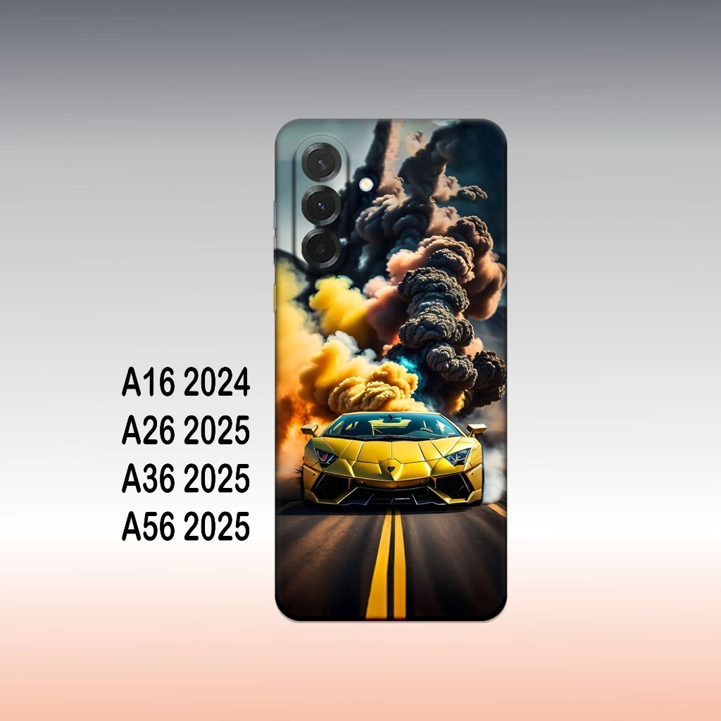 Softcase samsung A16 / A26 / A36 / A56 / A76 - เคสโทรศัพท์ซิลิโคนสีดําแบบยืดหยุ่น