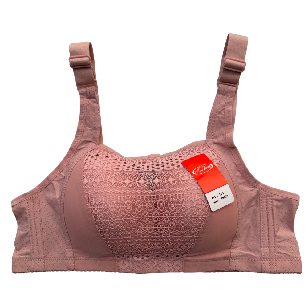 Miss Dona Bra Size 36-42 Cup B Thin Foam 4 ตะขอ