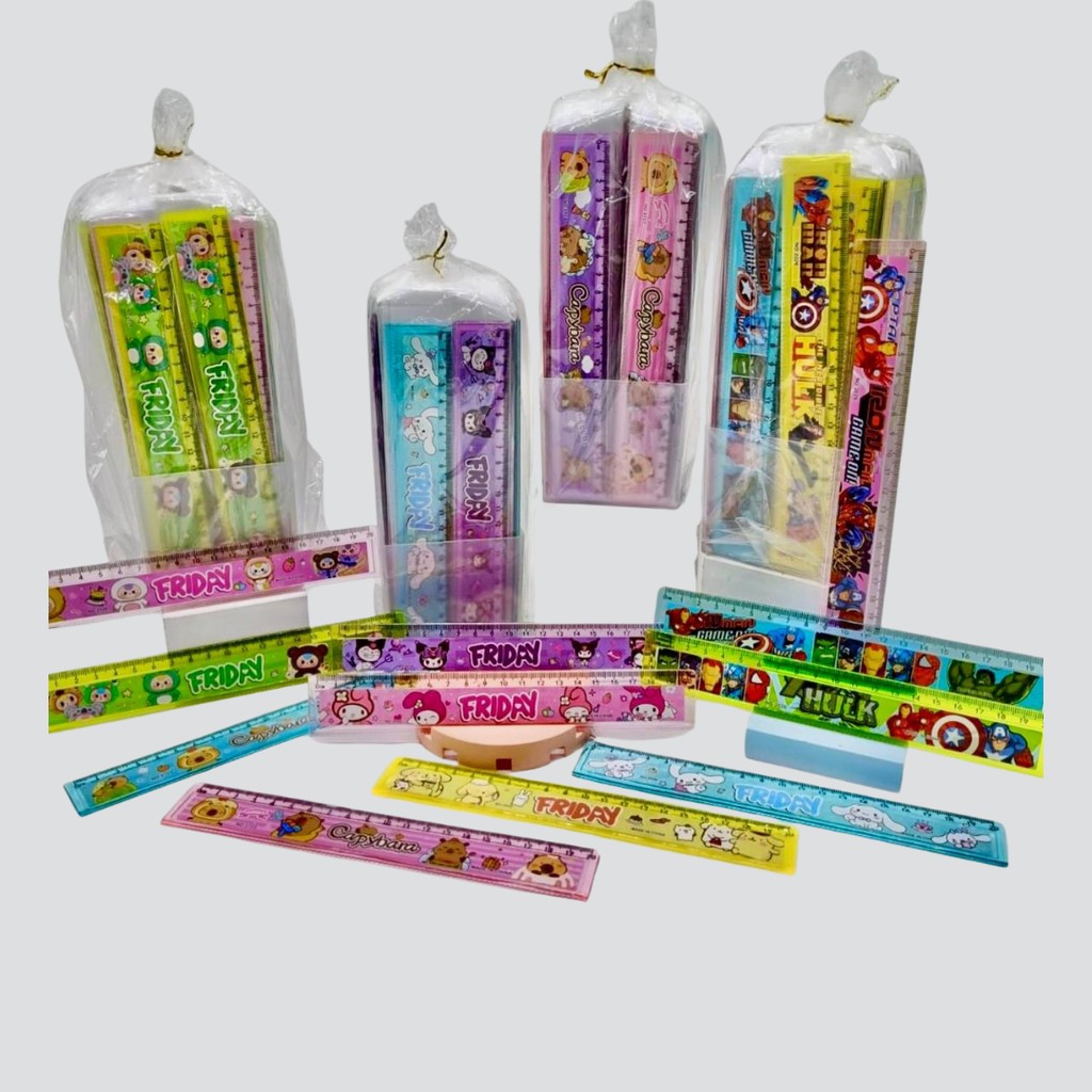 1 ชิ้น 20 ซม. SANRIO RULER / CHILDRENS RULER / CUTE RULER / BOYS AND GIRLS RULER