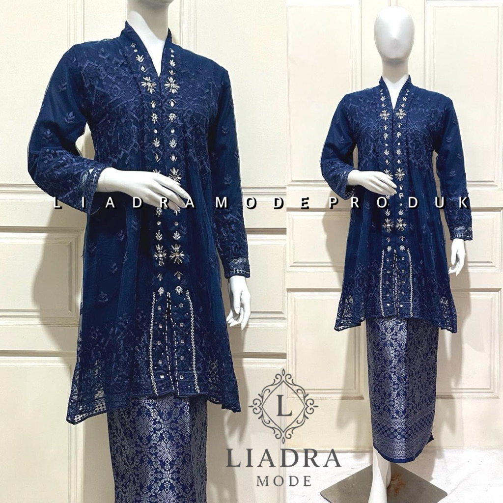 โมเดิร์นเลื่อม Tunic Floy Kebaya - Modern Kebaya Dress - Luxury Graduation Kebaya - Modern Party Keb