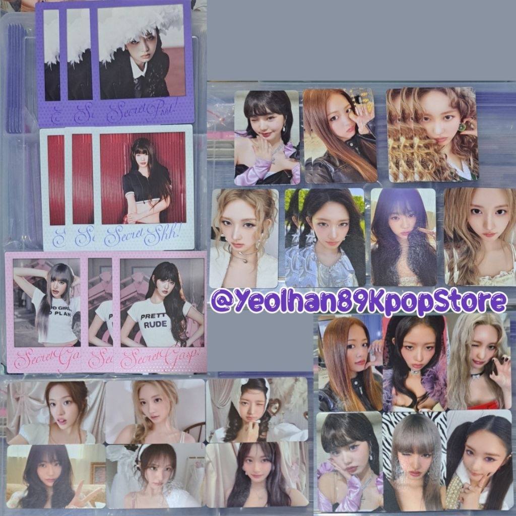 [ReadyStockOfficial] IVE Photocard อย่างเป็นทางการจากอัลบั้ม IVE SECRET