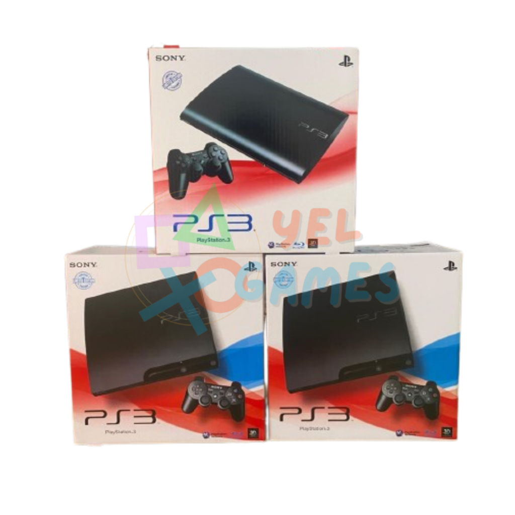 MESIN จําหน่ายกล่องเครื่องจักร PS3 SLIM Cardboard PS3 SLIM และกล่อง PS 3 Super Slim