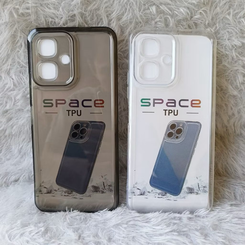 Softcase Clear Space Infinix Smart 10 4G เคสซิลิโคน Space Transparent หนา 2.1 มม. + กล้อง Protec
