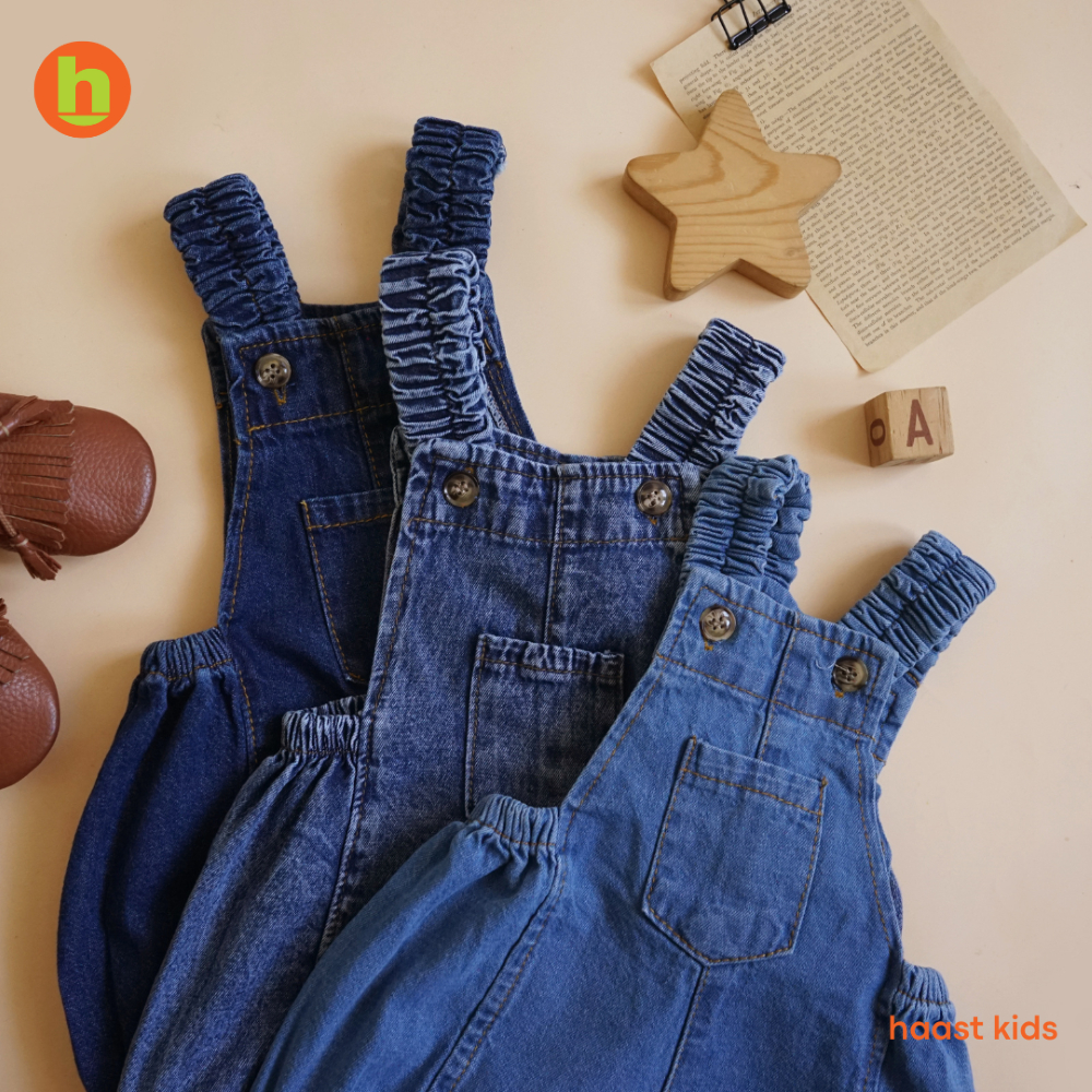 เด็กฮาสต์ | YUKI Unisex Denim Baby Jumper อายุแรกเกิด 0 เดือน - ทารกแรกเกิด 1 ปี