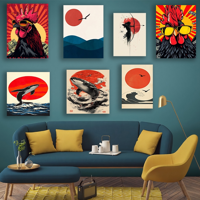 MD - 34 ] AESTHETIC WALL DECORATION BOHO WALL DECOR