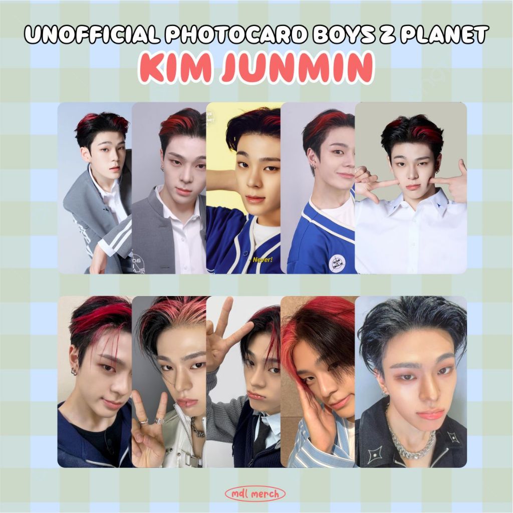 KIMOFFICIAL JUNMIN BOYS 2 PLANET / BOYS II PLANET / BOYS PLANET 2 / JAYDER WHIB PHOTOCARD UN