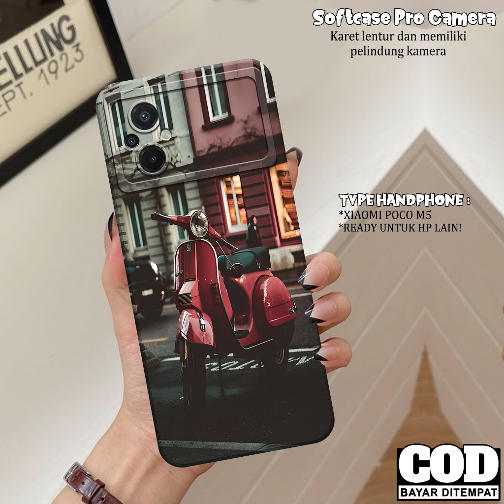 เคส XIAOMI POCO M5 ใหม่ล่าสุด - เคส XIAOMI POCO M5 Softcase - เคส VESPA Fashion - เคส XIAOMI POCO M5