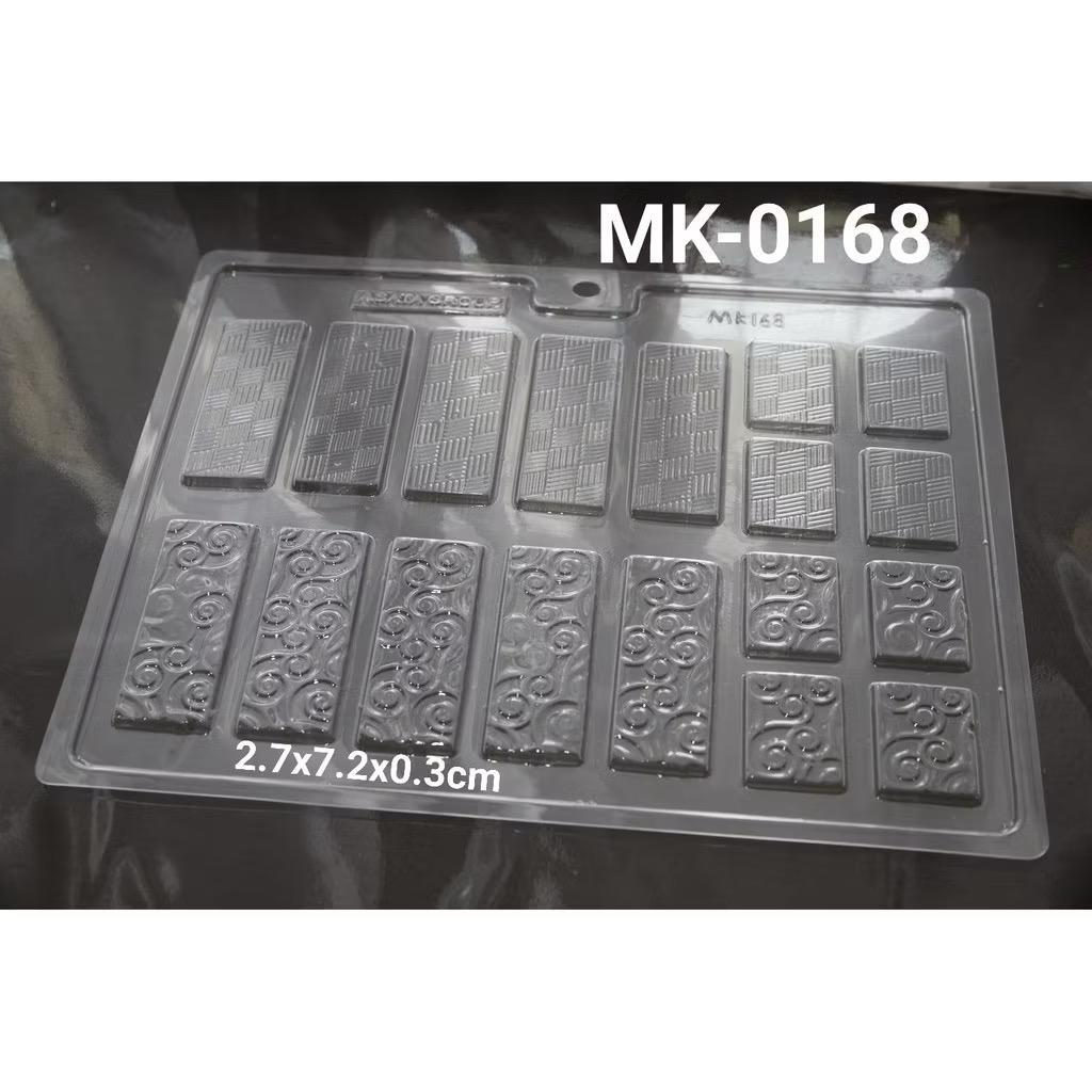 MK168 - Ceakan Mika Chocolate Pudding Chocolate Flat Batik Cared Fence