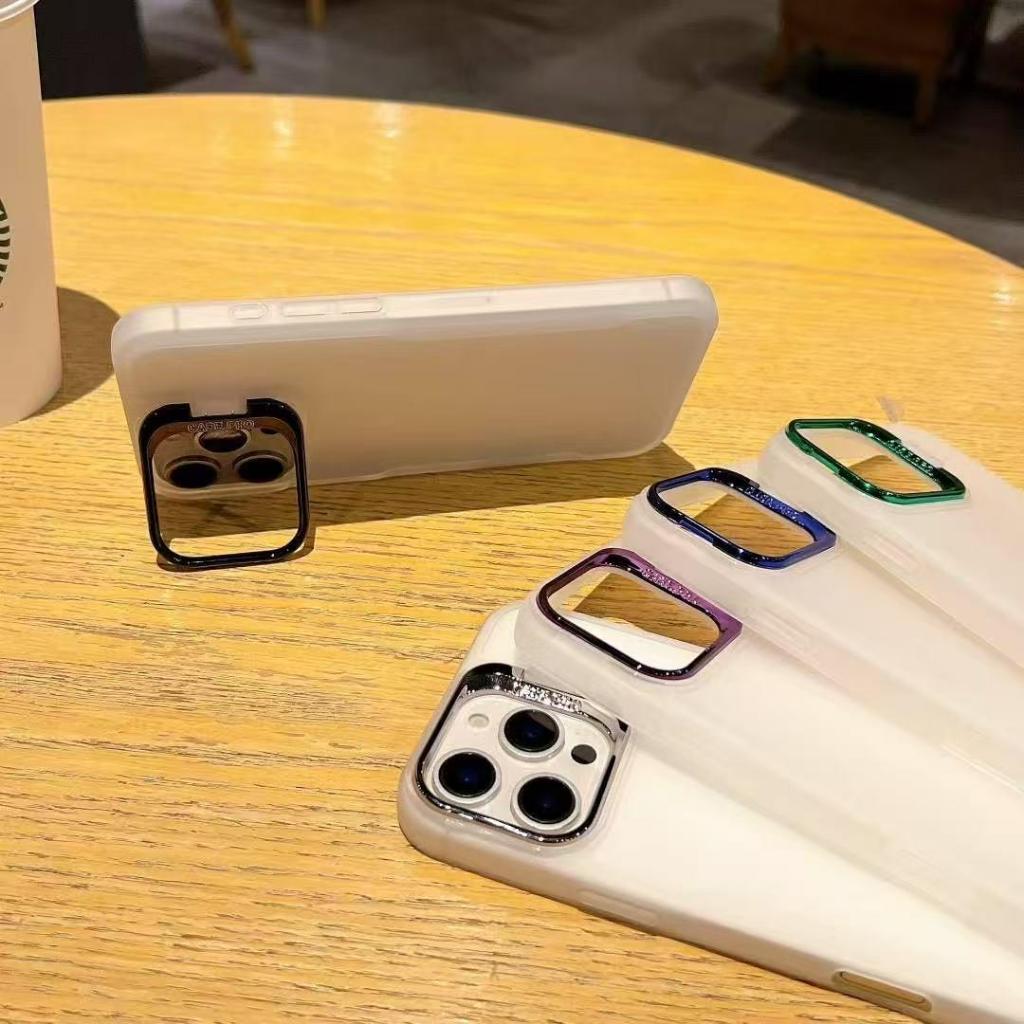 OPPO A79/A78/A76/A74/A60/A58 4G/A57/A77/A77S ใหม่ 2022/A55/A54/A52/A72/A92 CASE FROSTY ขาตั้ง GM ACC