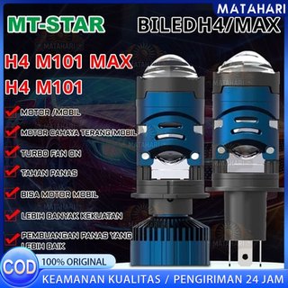 Lampu Utama H4 M101 MT-STAR Projie H4 Mini Projector Lens Lensa Motor Mobil Headlight Headlamp