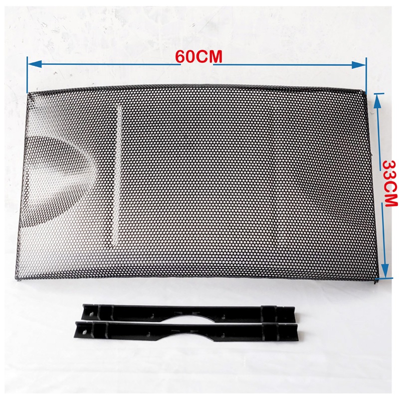 2PCS IRON NET PLATE SPEAKER BOX 12 INCH 550 GRILL SPEAKER 12 RAM SPEAKER