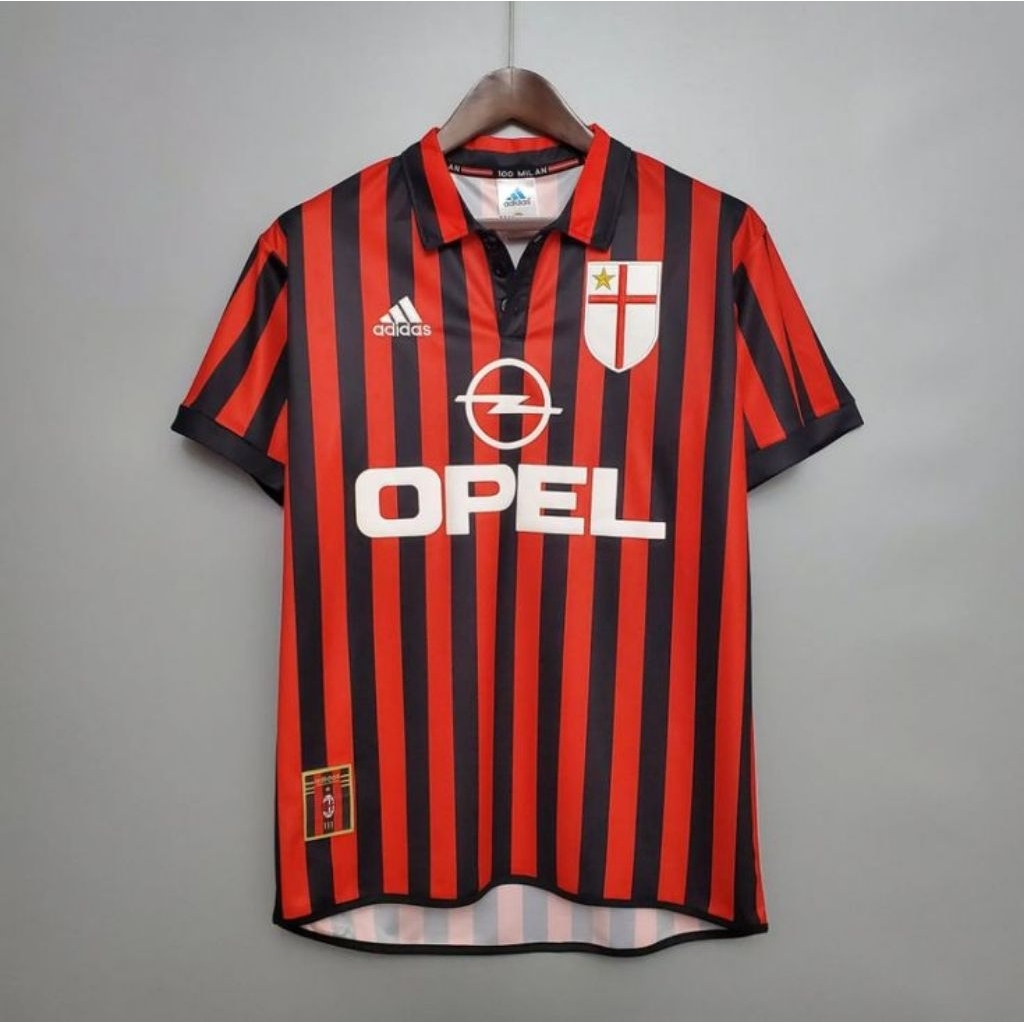 GO AC Milan Home Jersey 1999/00 AC Milan เสื้อเหย้า 100 ไซส์ XL bnwout