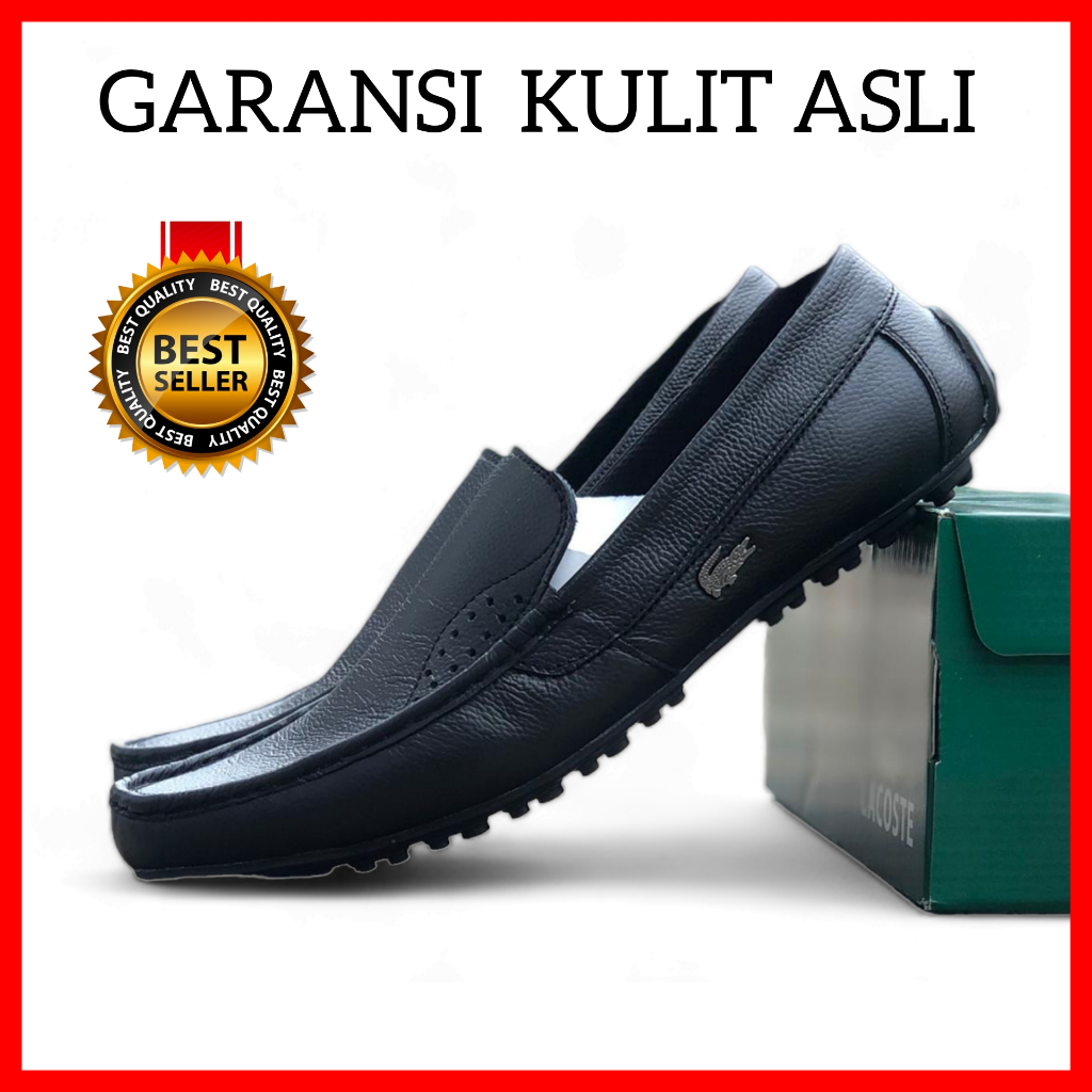 รองเท้าทํางาน FORMAL สําหรับผู้ชาย หนังแท้ SIZE 38-44 / รองเท้าโลฟเฟอร์ SLIP-ON สําหรับผู้ชาย รองเท้าโลฟเฟอร์ WEDDING