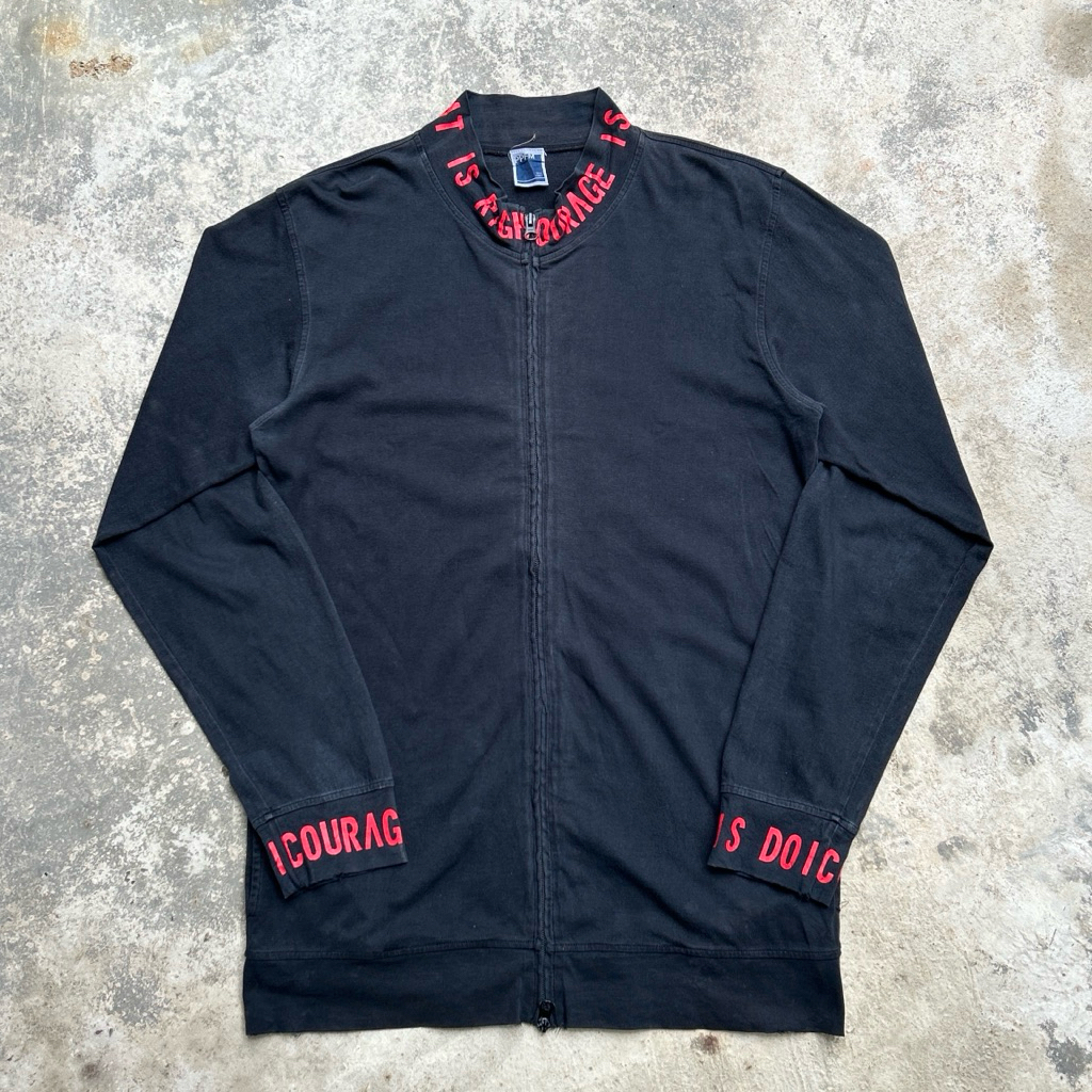 Vintage Y2K แบรนด์ญี่ปุ่น PPFM คอสูง Full Zip Faded Jacket