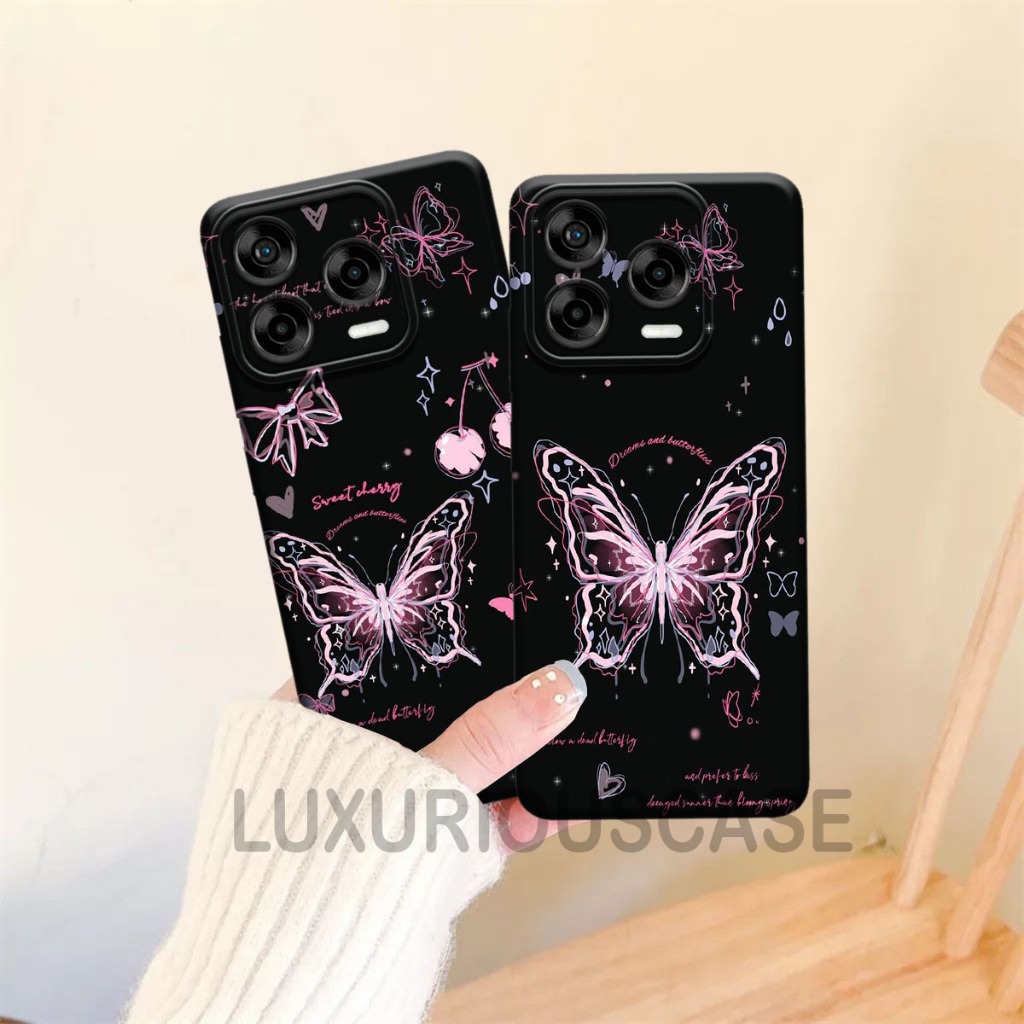 HP ล่าสุด ZTE Blade V70 Design & ZTE Blade V70 เคสโทรศัพท์ 2025 Butterfly Motif | เคสดีไซน์ ZTE Nubi