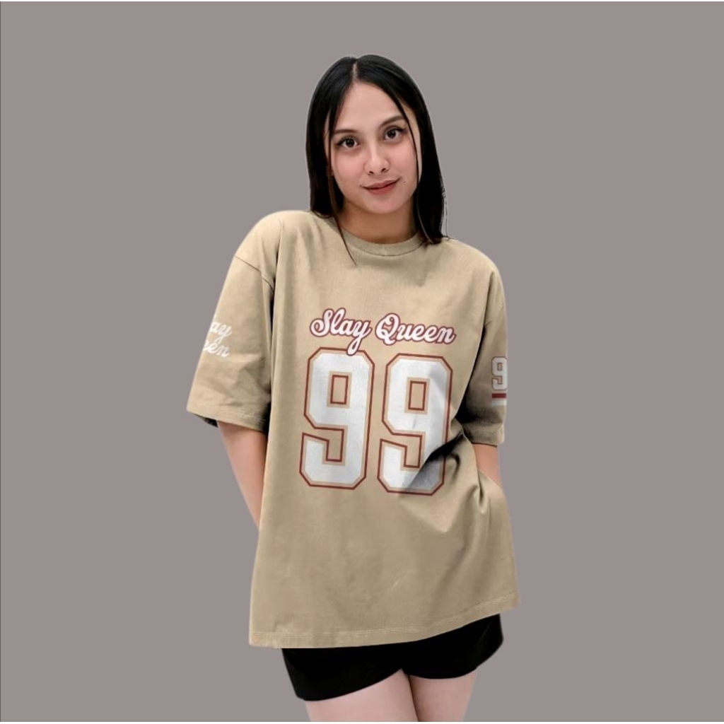 เสื้อยืด STAY QUEEN NO99 VIRAL NUMBER