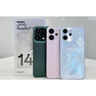 Oppo Reno 14 F 5G Ram 8/256 Gb & 12/256 Gb Garansi Resmi Oppo Smartphone Dengan Pilihan Warna Hijau, Pink, dan Biru Muda