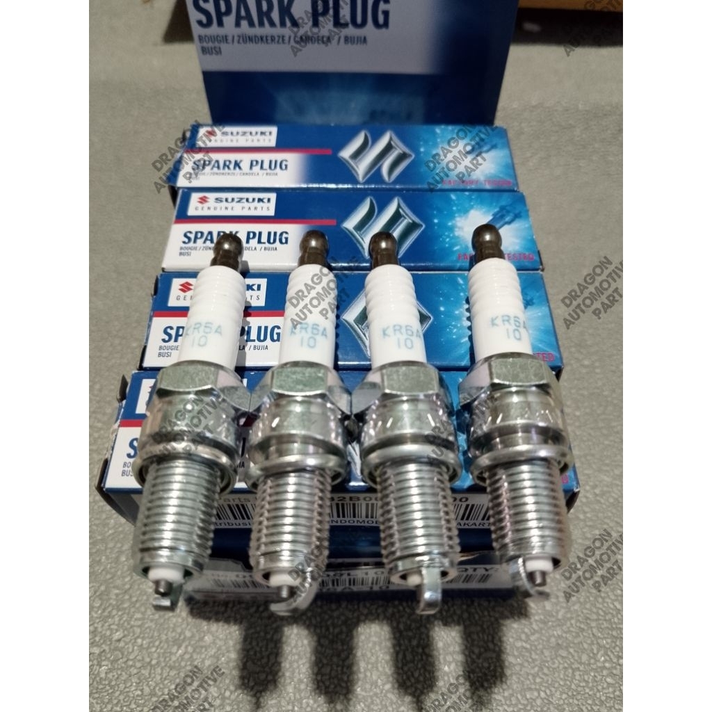 SUZUKI IGNIS SWIFT WAGON R ERTIGA ORIGINAL SPARK PLUG 4PC KR6A-10