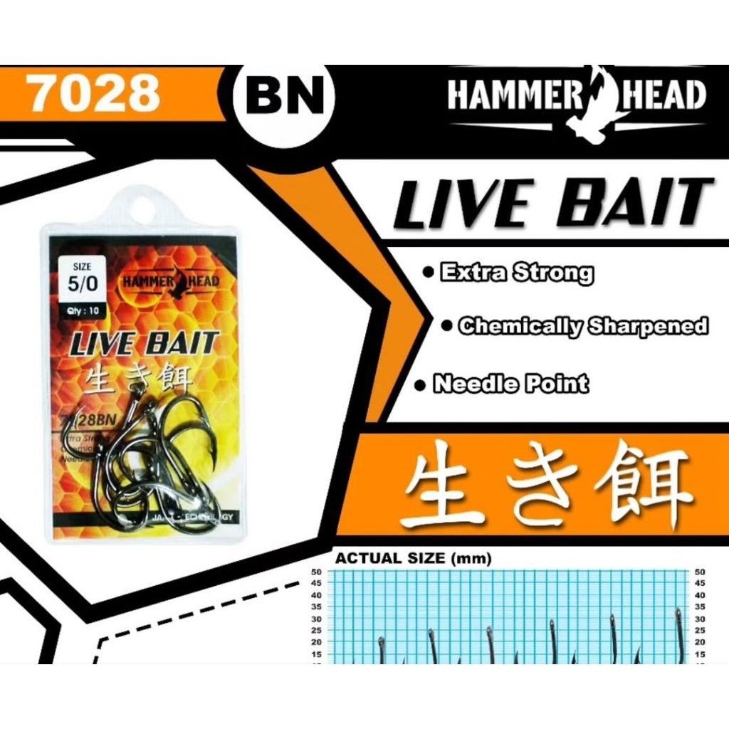 MATA Hammer Head Live Bait-7028BN
