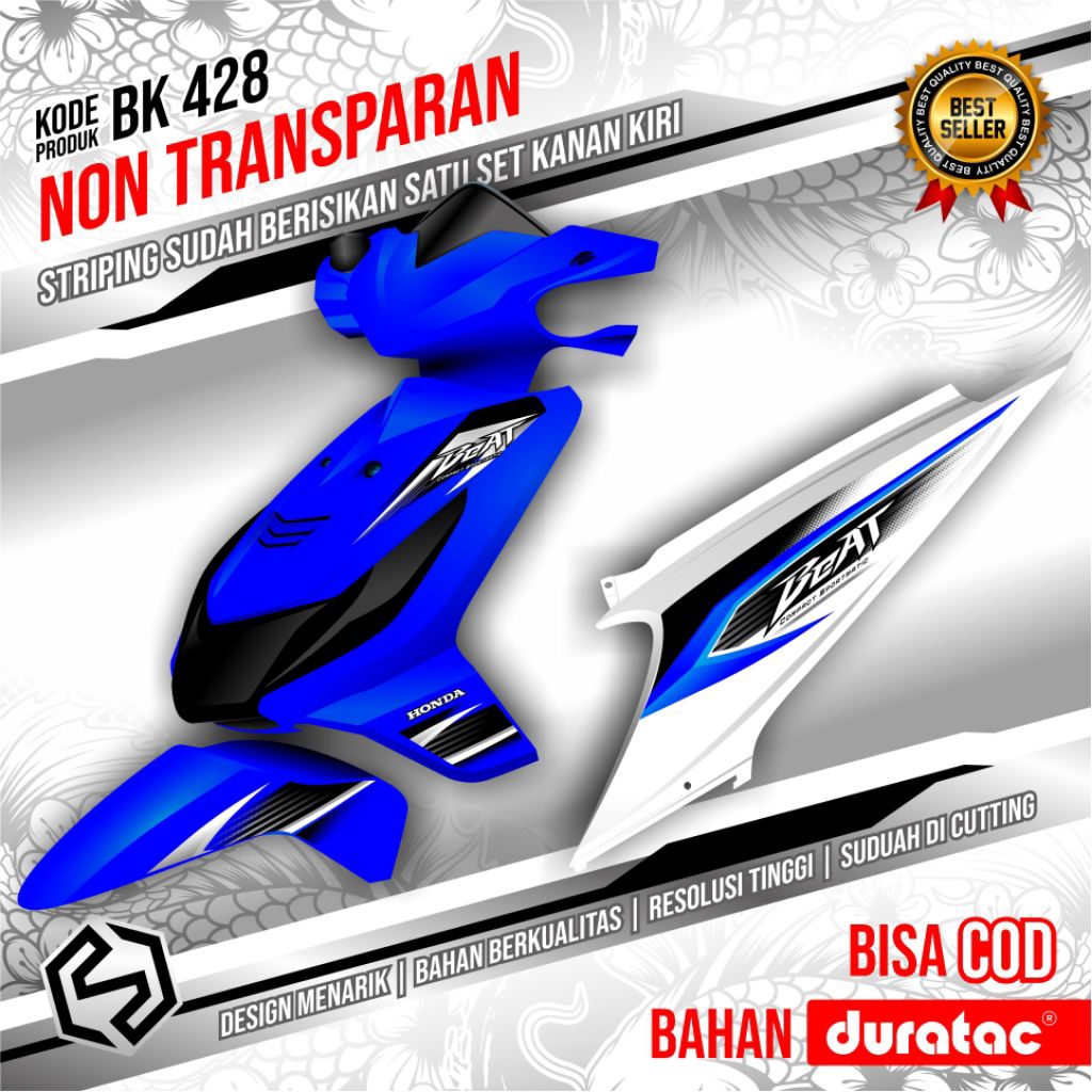 Beat คาร์บูเรเตอร์ Graphic Striping Thailand Variation / Bk 429 / Bk 438