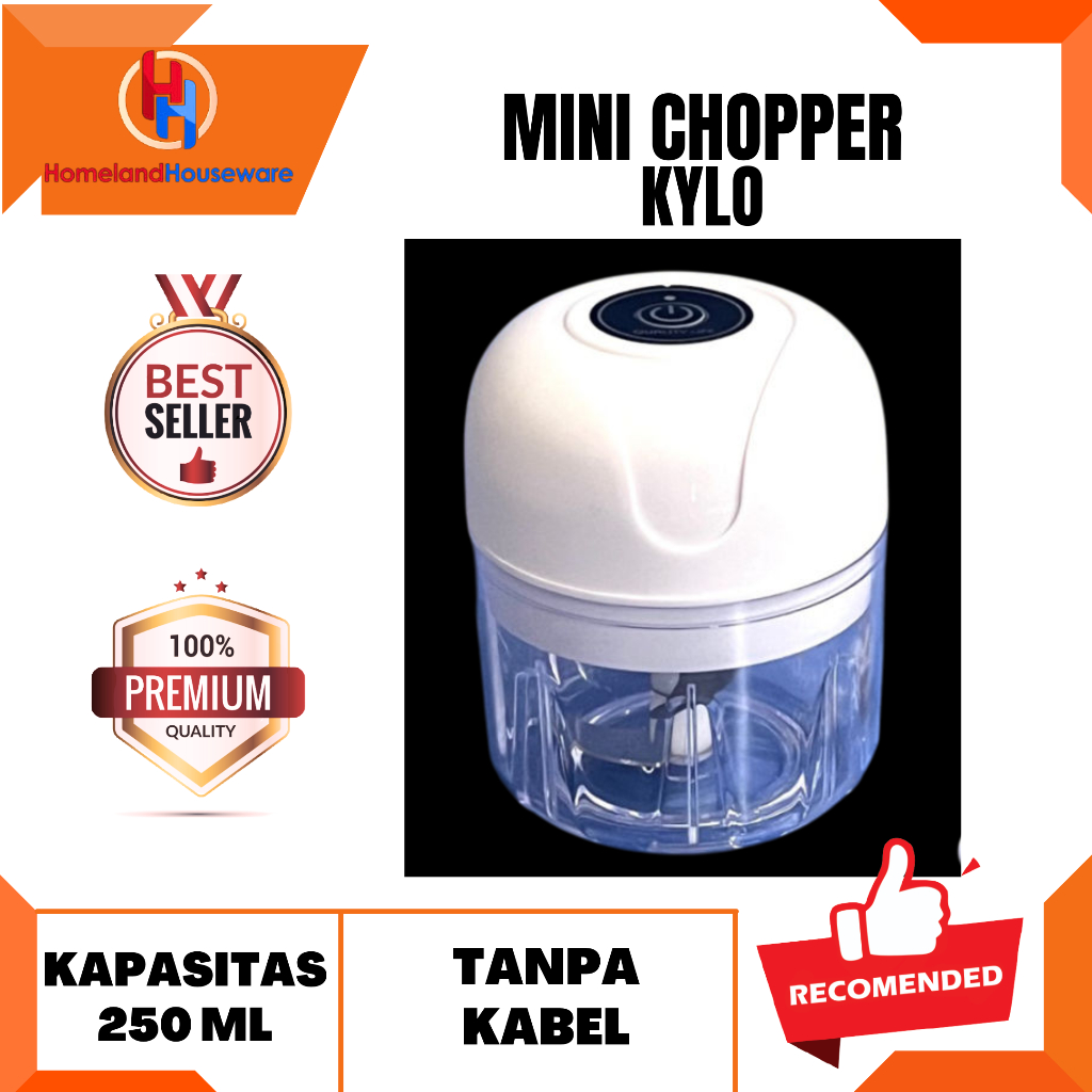พร้อม SHIP - READY MADIUN / KYLO ELECTRIC MINI CHOPPER / MINI CHOPPER / FOOD MINI PROCESSOR