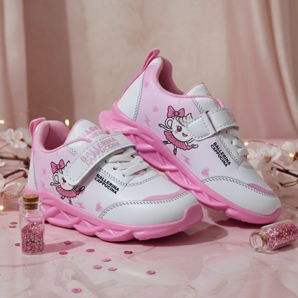 รองเท้าผ้าใบเด็กชายและเด็กหญิงล่าสุด Anomali Series กาวกันลื่นตัวละครน่ารัก