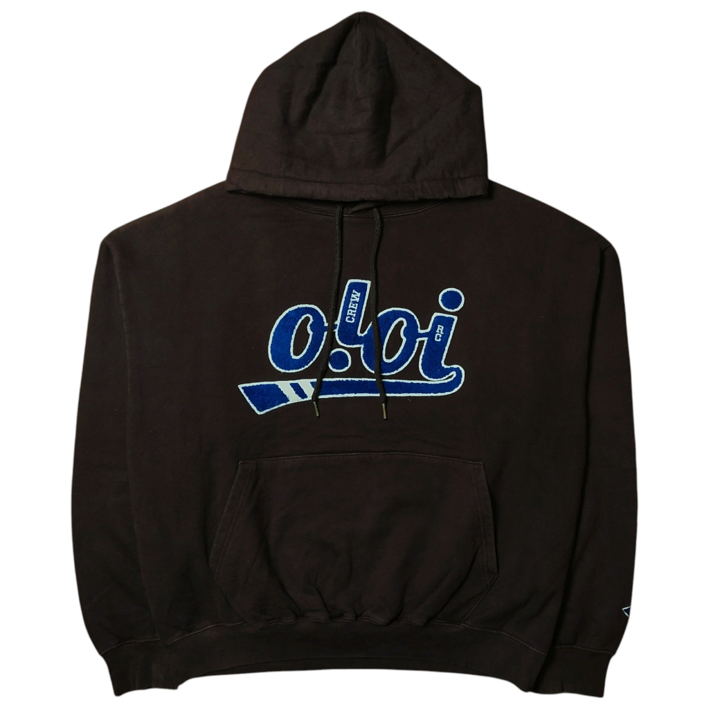 5252 by OiOiOi เสื้อฮู้ด สีน้ําตาลเข้ม