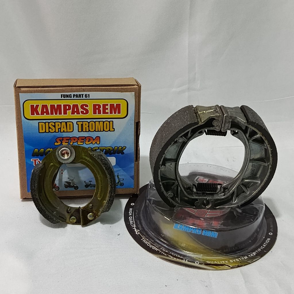 UWINFLYY D65 ผ้าเบรคหน้าและหลัง/SALON D65 ผ้าเบรกจักรยานไฟฟ้า (แพ็ค)