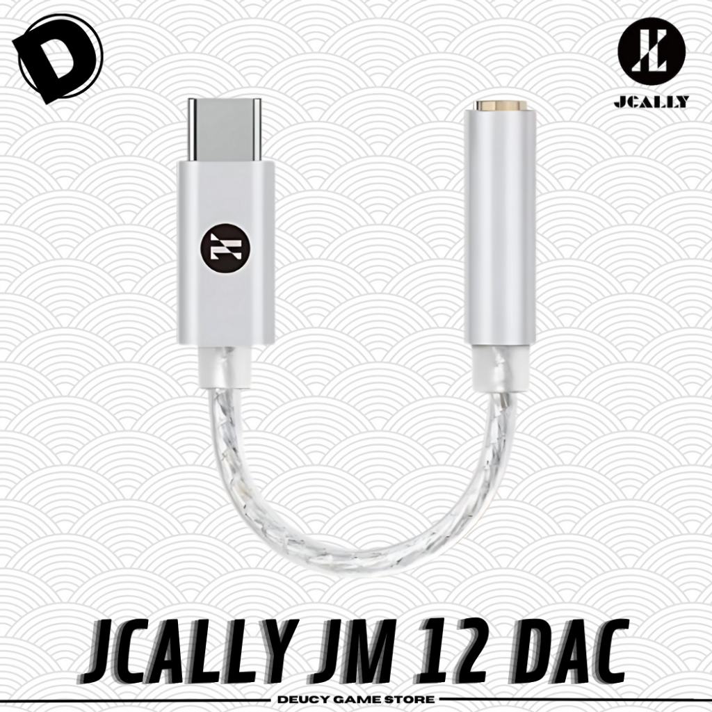 JCALLY JM12 ชิป DAC Silver Plated DAC Type C ถึง 3.5 มม. อะแดปเตอร์ KTO2H20