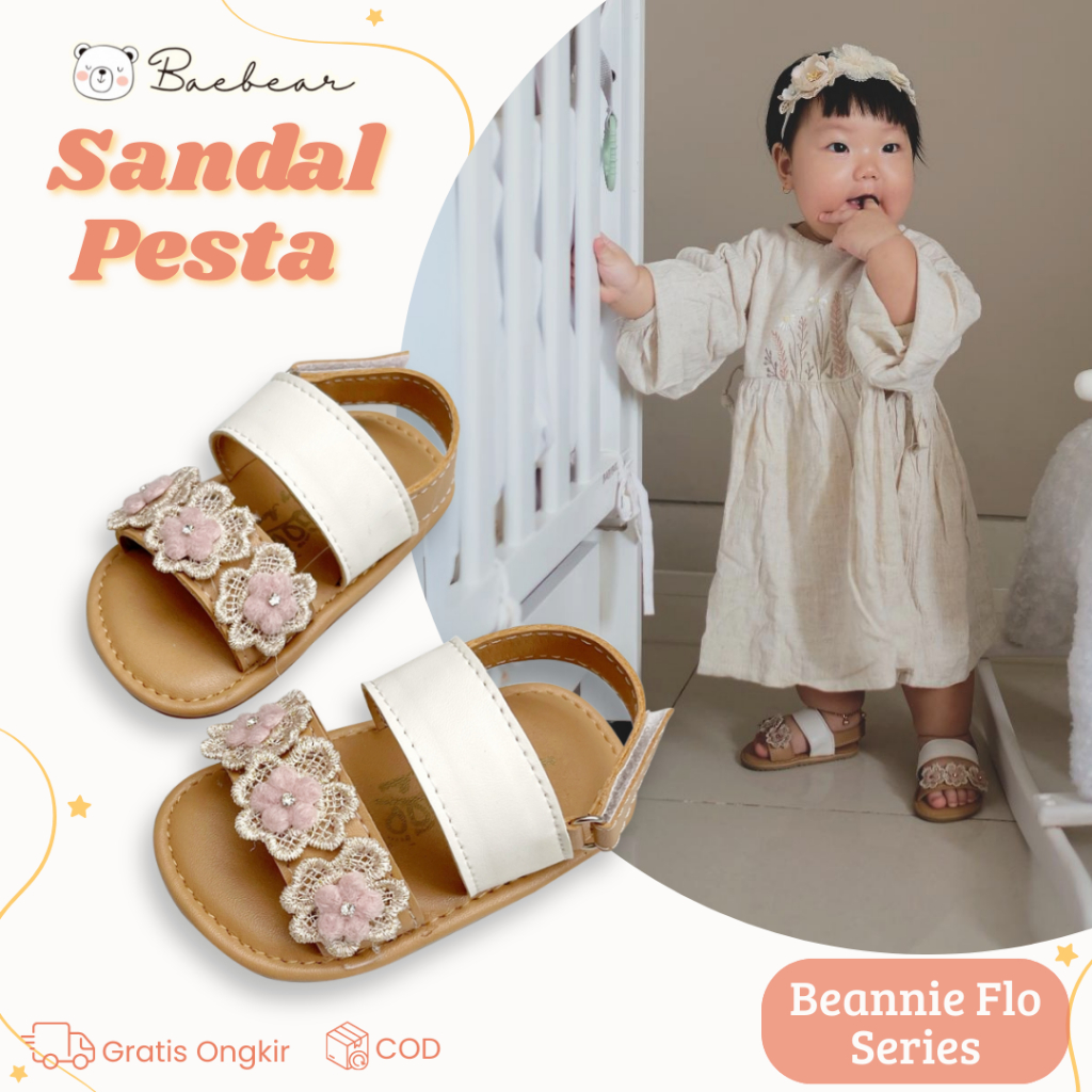 Baebear Beannie Flo - รองเท้าแตะ Baby Girl Prewalker