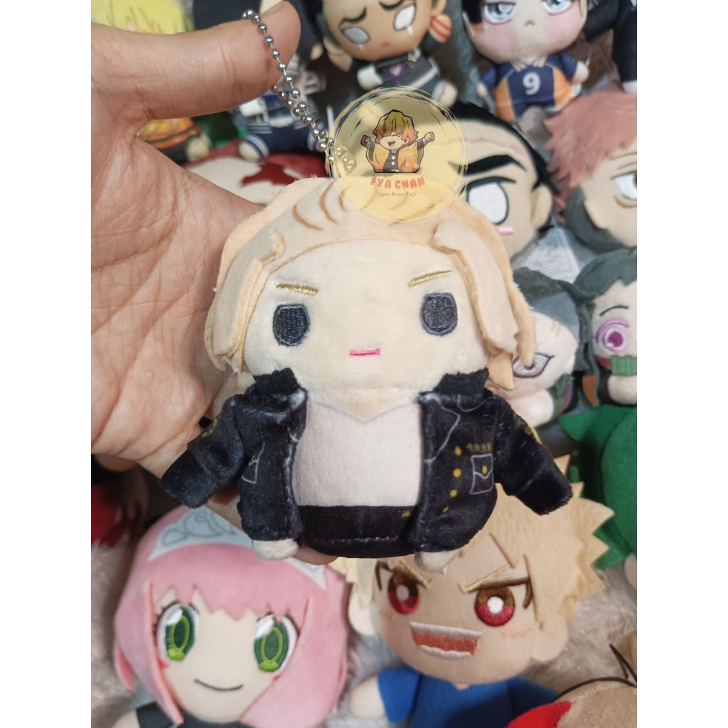 Mikey Sano Manjiro Mame Mate ตุ๊กตาพวงกุญแจตุ๊กตาอะนิเมะ Tokyo Revengers TokRev