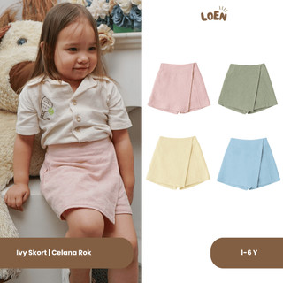 Little Loen - Ivy Skort - Celana Rok Anak Perempuan - Skort Anak Perempuan - 100% cotton (ICL011)