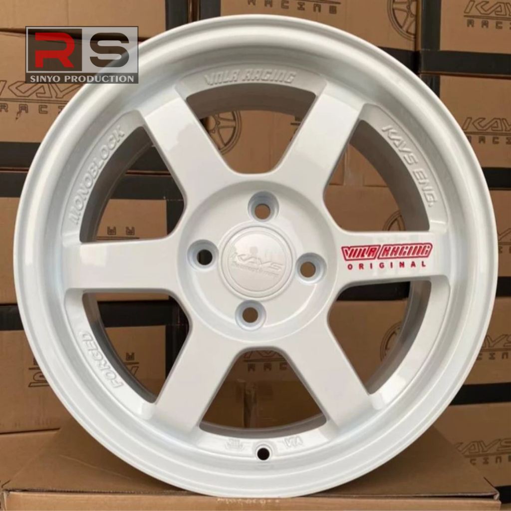 สติ๊กเกอร์ te37 ขอบvolk racing เดิม