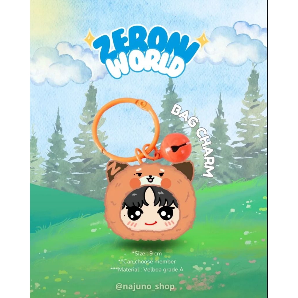 Zeroni World Bagcharm