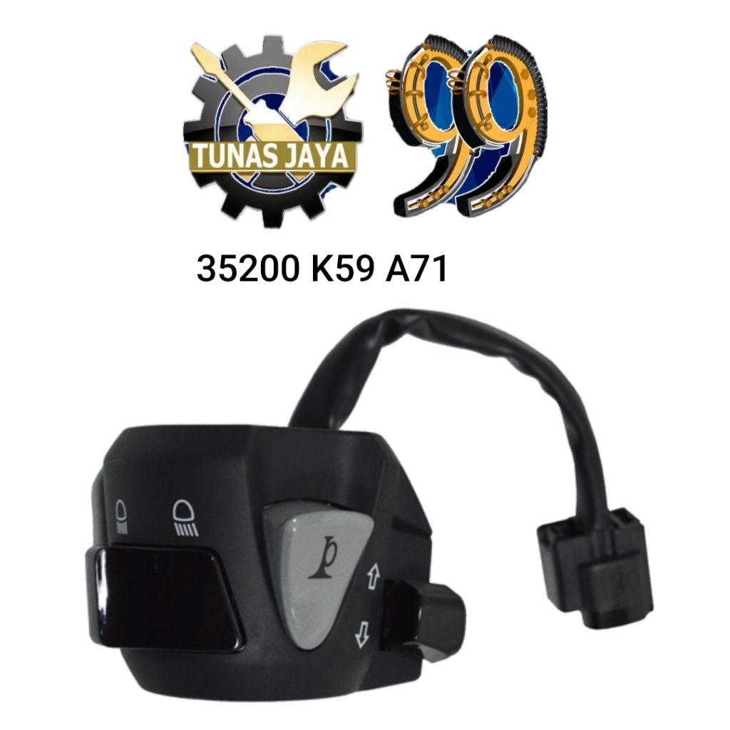 35200K59A71 สวิตช์ไฟเลี้ยว (ชุด) Honda Vario 125 eSP K60R