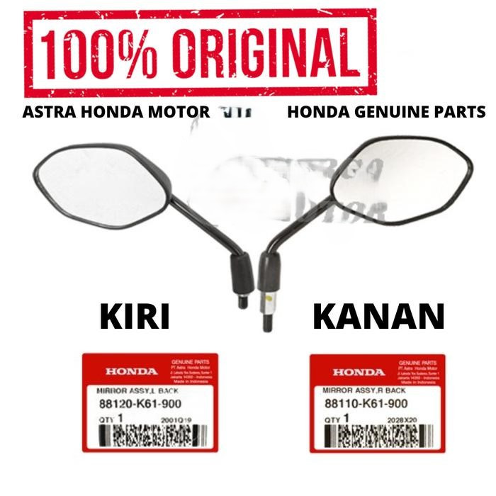 88110-K61-900 88120-K61-900 กระจกมองหลัง Honda Beat Pop AHM ORI