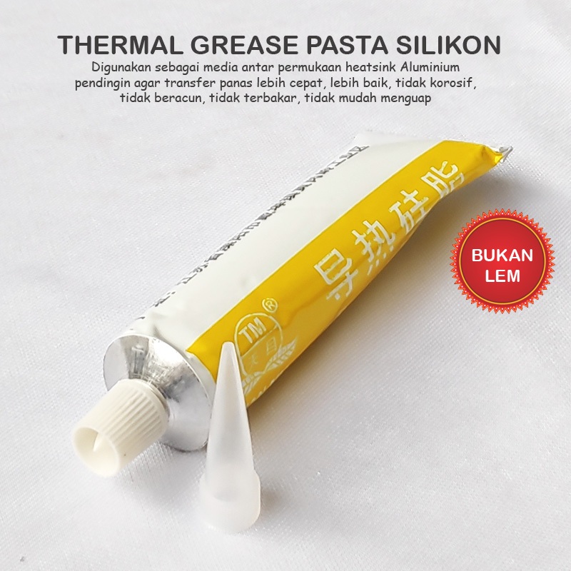 THERMAL GREASE 50GR TIANMU SILICONE PASTE HEATSINK PROCESSOR CPU LED COOLING PASTA SILICONE GREASE