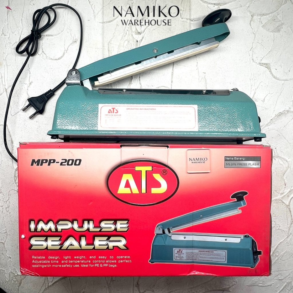 MESIN ATS เครื่องซีลแบบกดพลาสติก 20 30 ซม. NAMIKO WAREHOUSE