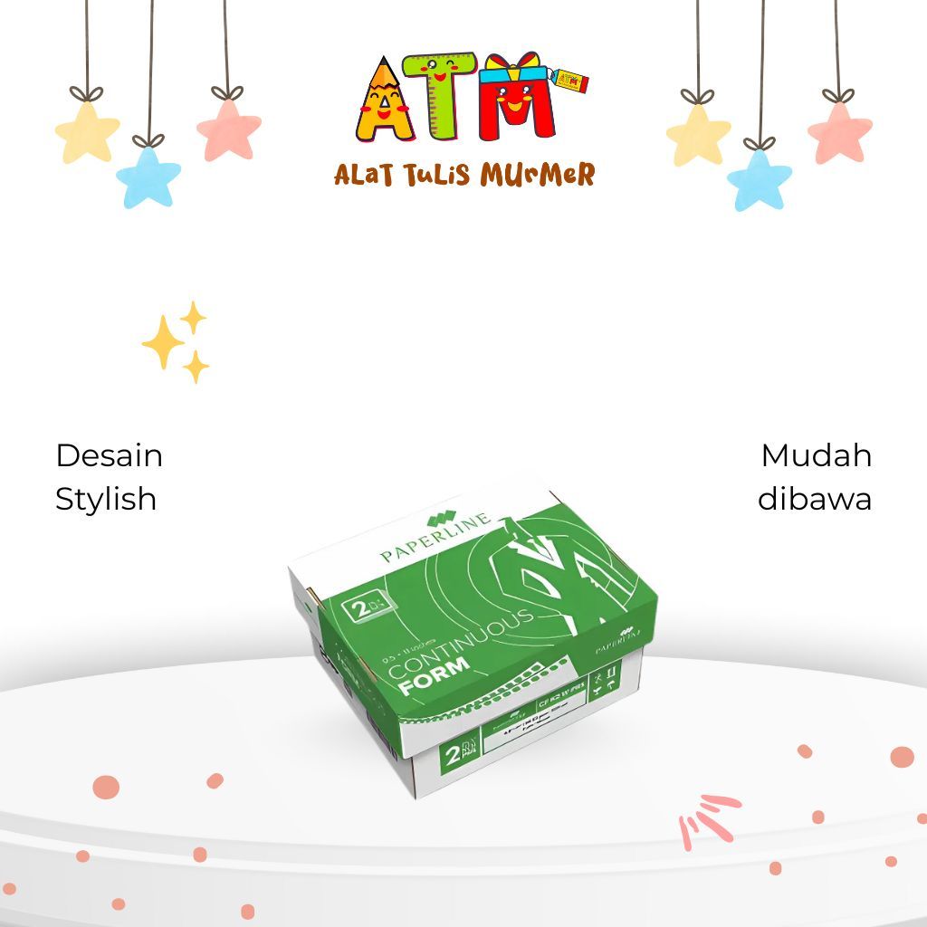 รูปแบบต่อเนื่อง/กระดาษ HVS/SIDU Paperline CONTINUOUS FORM 9.5 X 11 PPL CF K2 W